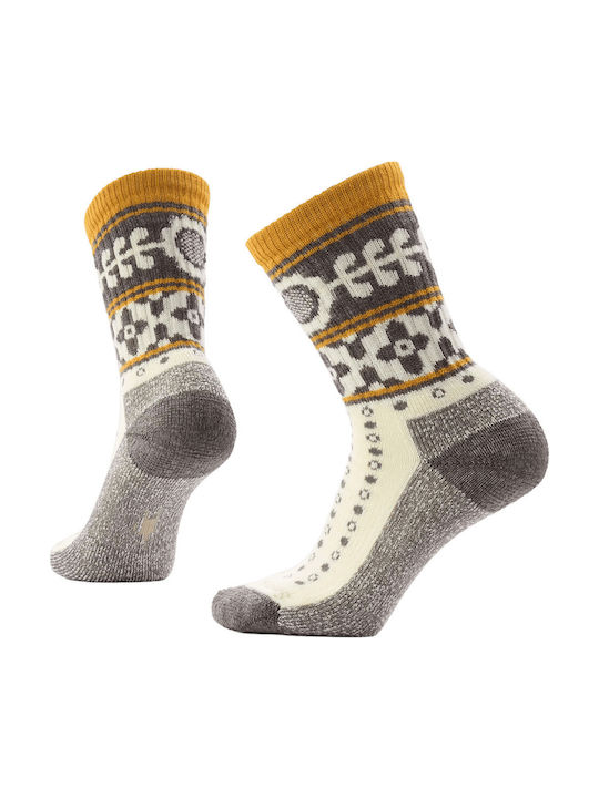 Smartwool Everyday Cozy Retro Слънчоглед Спортни чорапи Сиви 1 чифт