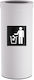 Pam & Co Plastic Waste Bin 30 L White
