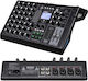 DNA DNA MIX-EFF 6 Analoges 6-Kanal-Mischpult / 24 XLR-Eingänge & Bluetooth