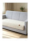 Madi Virello Felliger Zweisitzer-Sofaüberwurf 75x120 cm Beige