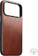 Nomad Modern Bumper Leder / Gehärtetes Glas / Kunststoff / Silikon Beige (iPhone 18 Pro / 17 Pro)