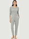 Women's Corduroy Trousers Grey