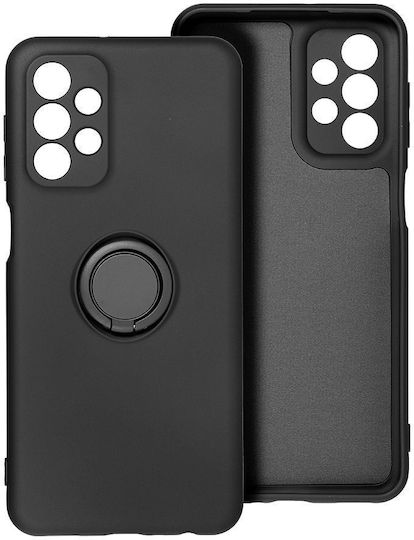 Ring Back Cover Σιλικόνης / Πλαστικό Μαύρο (Galaxy S26 FE)