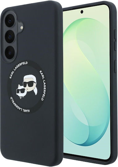 Karl Lagerfeld Silikon-Backcover / Schwarzer Kunststoff (Galaxy S26 FE)