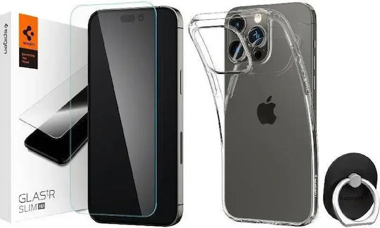 Spigen Pack Back Cover Σιλικόνης 0.2mm Διάφανο (iPhone 14)