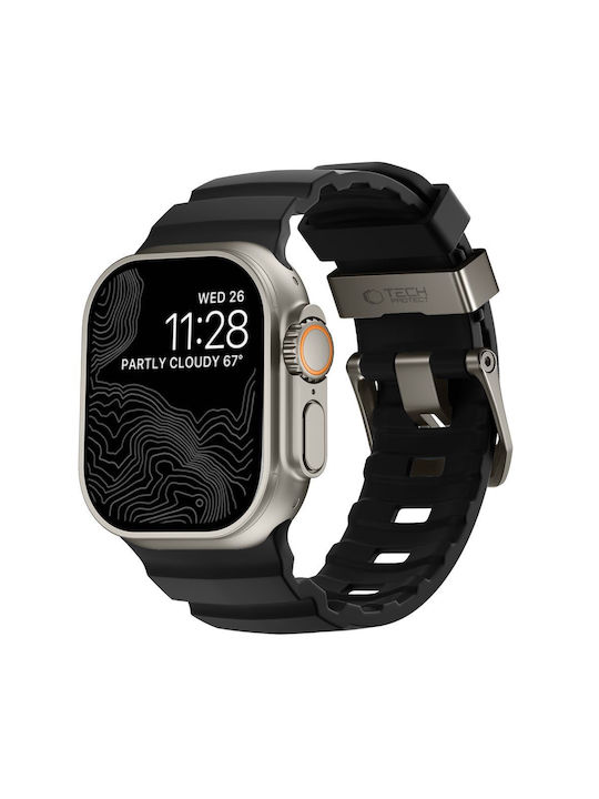 Tech-Protect Black Strap (Apple Watch 8 / 9 / 10 / 11 / 12 / SE / Ultra) Tech-Protect Black Strap (Apple Watch 8 / 9 / 10 / 11 / 12 / SE / Ultra)