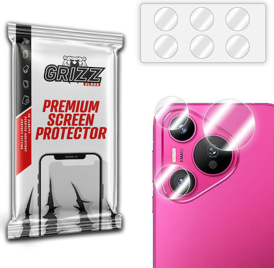 GrizzGlass Hybridglass Camera Protection Tempered Glass Transparent for Huawei Pura 70