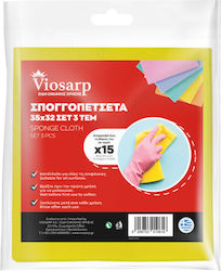 Viosarp Reinigungsschwämme 35 × 32 cm, 3 Stück 4-75387