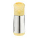 B.Box Stainless Steel BPA Free Thermos Bottle 350ml Lemon Twist with Straw and Handle