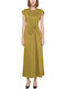 Sommerliches Maxi-Wickelkleid in Grün