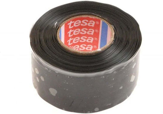 Tesa Xtreme Selbstverschweißendes Reparaturband aus Silikon 3 m 25 mm Schwarz 04600-00004-00