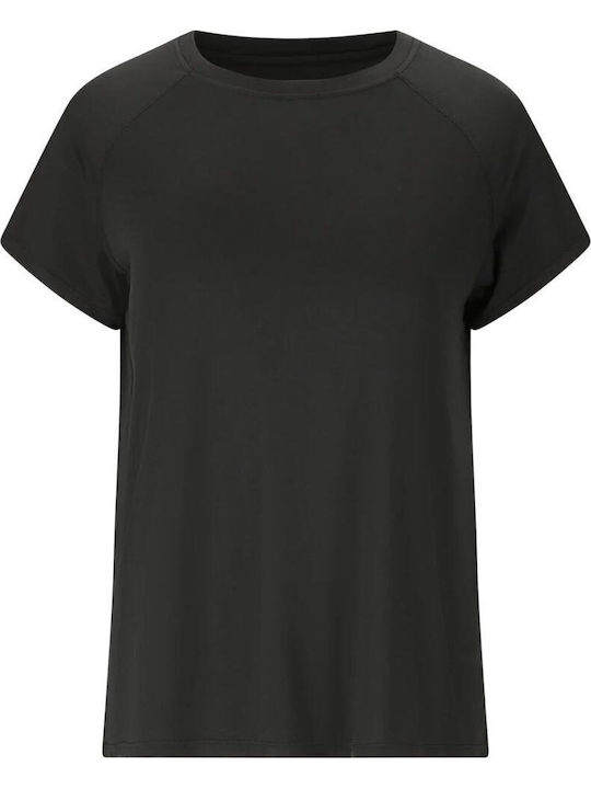 Athlecia Damen-T-Shirt Schwarz