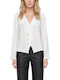 Women's Long Sleeve White Blouse