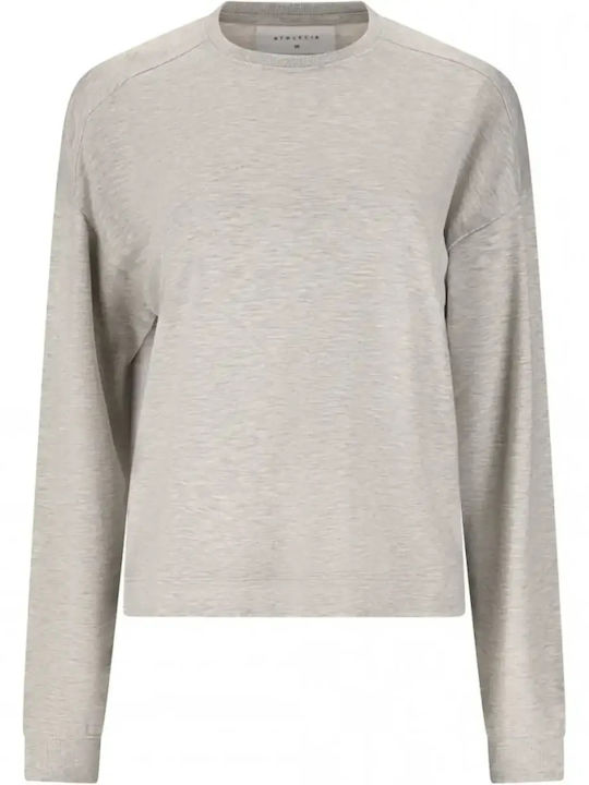 Damenbluse Light Grey Melange