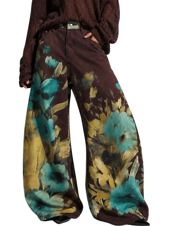 Damenjeans in Relaxed Fit Braun