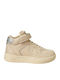 Kinder High-Sneaker anatomisch mit Klettverschluss Rosa