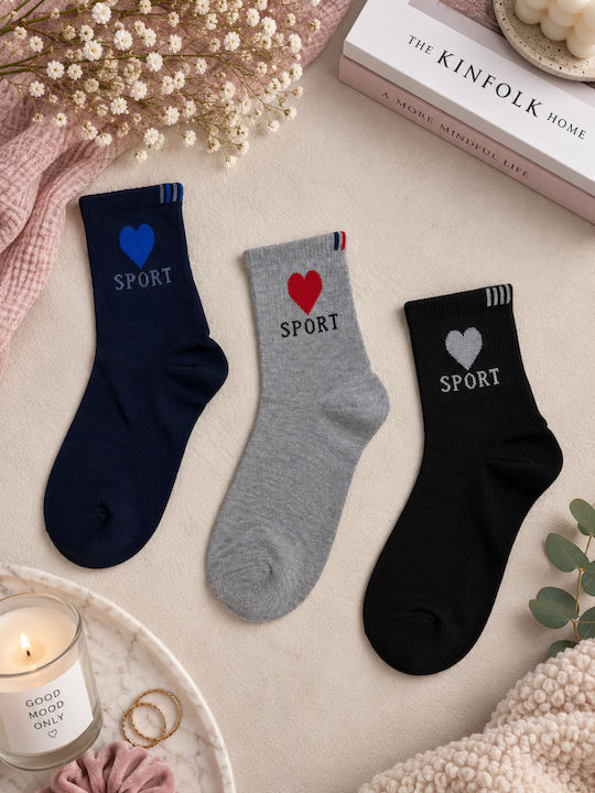 Yookie Дамски Чорапи Многоцветни 3Pack