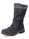Women's Boots with Fur Black