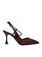 Pantofi cu Toc Burgundy 0610+burgundy