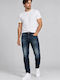 Herren Stretch-Jeans Slim Fit Blue Black