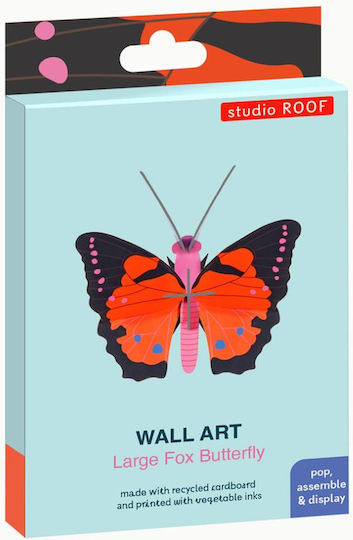 Studio Roof Ima123 Decorațiune de perete mare cu vulpe și fluture