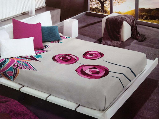 Manterol Casa Pătură Catifea Dublă Mare 220x240 cm Maro Spania