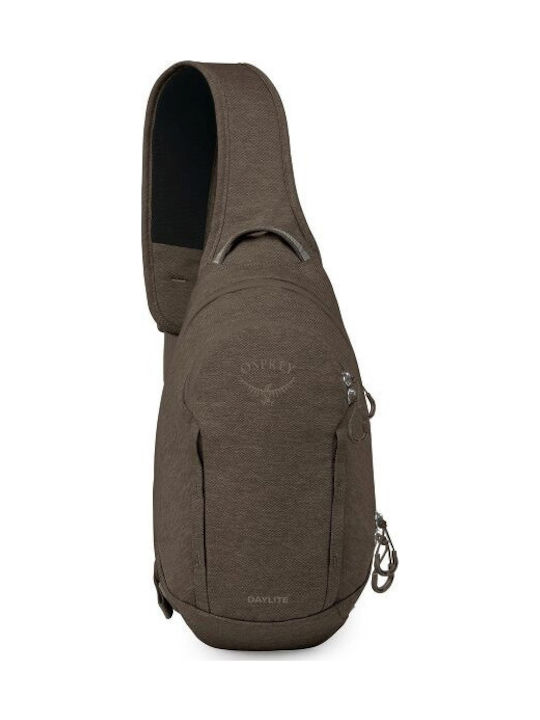 Osprey Daylite Braune Herren-Brusttasche aus Leder