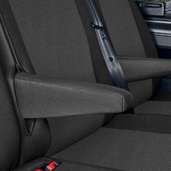 Wipcar Set Huse Auto din Poliester 9 Piese Negre