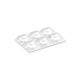 Set de Tampoane Autoadezive din Plastic, Transparente, Inofix, 6 Bucăți Mod.4055