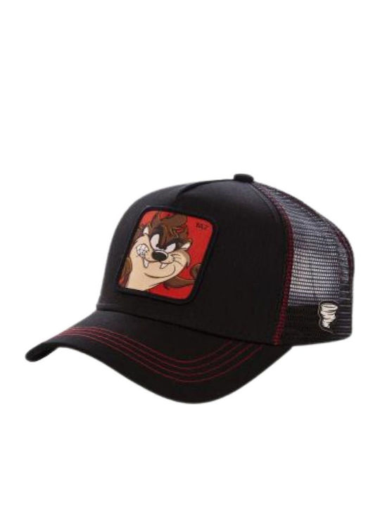 Capslab X Looney Tunes Taz Trucker Cap Cl Loo 1 Taz1b Black-cl Loo 1 Taz1b-black