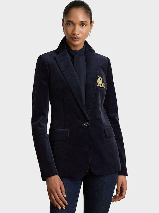 Ralph Lauren Дамско Рипсено Сако Тъмносин Ralph Lauren Дамско Рипсено Сако Тъмносин