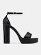 Schwarze Sandalen