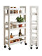 Costway Wall Mounted Bathroom Shelf 38x15x76cm White