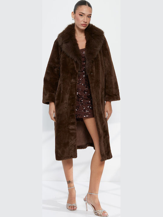 RichgirlBoudoir Long Brown Women's Fur