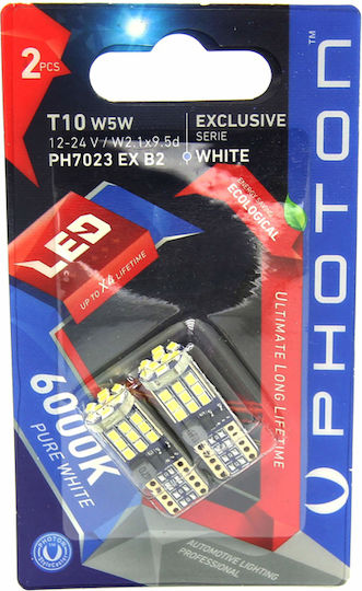 Photon Autolampe T10 / W5W Canbus LED 12–24 V