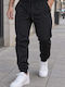 Schwarze Jogginghose mit Gummibund
