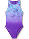Speedo Детски цял бански Лилав