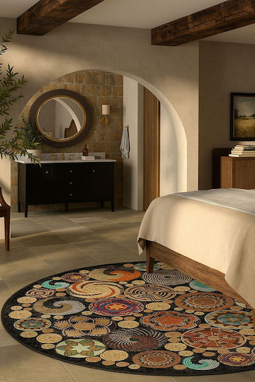 Conceptum Hypnose Hmnt Χαλί Στρογγυλό Natural-multi Φ70cm