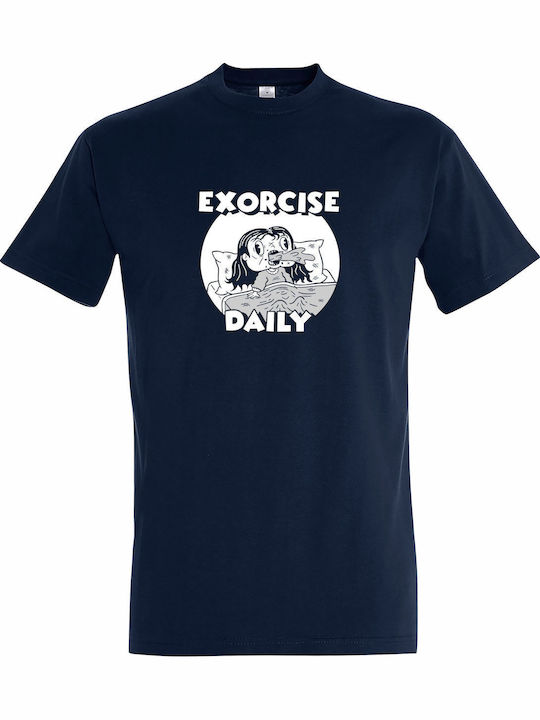 T-shirt Unisex " Exorcise Daily Funny Horror De...