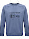 Organic Unisex Sweatshirt "Shit on the Fascists" Blue