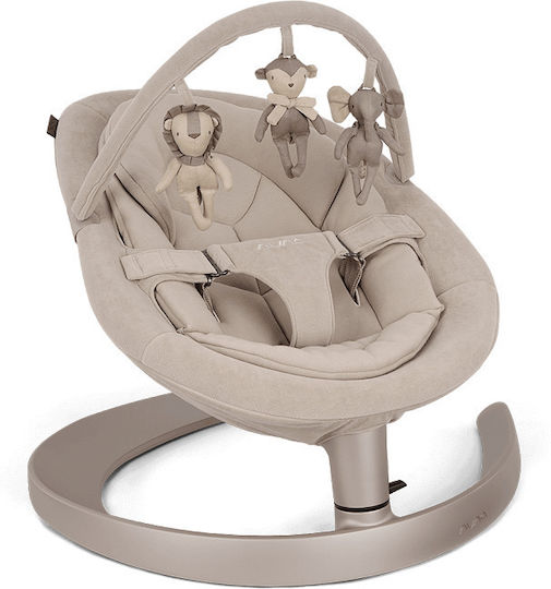 Nuna Elektrische Babywippe Leaf Grow Beige für Kinder bis 60 kg