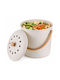 Relaxdays Coș de Gunoi din Plastic 5,6 l Alb