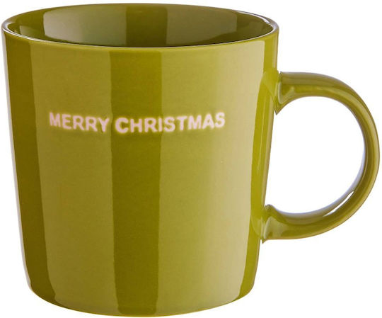 Butlers Christmas Porcelain Mug Green 9cm 400ml