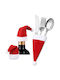 Set Weihnachtsbestecktaschen 12 x 6 cm, 10 Stück