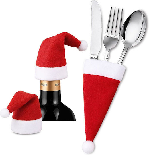 Set Weihnachtsbestecktaschen 12 x 6 cm, 10 Stück