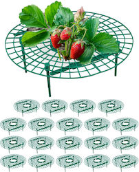 Relaxdays Strawberry Supports Set 20 Dark Green