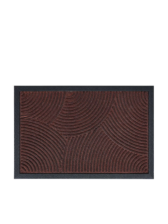 Relaxdays Covoraș de Intrare Roșu 60x40cm Grosi...