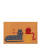 Relaxdays Covoraș de Intrare din Fibră de Cocos Multicolor 60x40 cm cu Grosimea de 15 mm