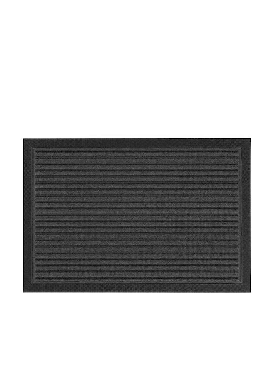 Relaxdays Covoraș de Intrare Negru x60 cm