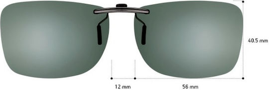 Clip-on Minimal New cu ramă metalică, mărimea 56/g15